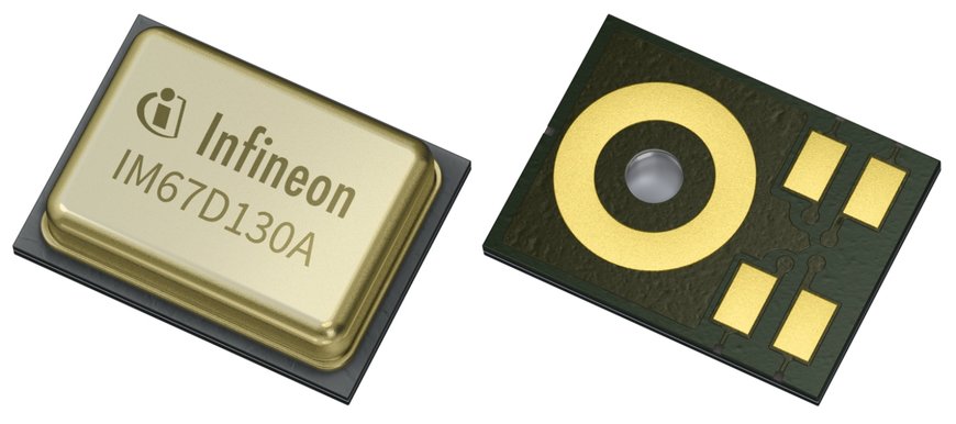 Infineon präsentiert das erste AEC-Q103 qualifizierte leistungsstarke XENSIV™ MEMS-Mikrofon für Automobilanwendungen